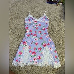 Body con dress size XS. Purple floral